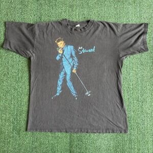 Vintage 1998 Rod Stewart All Rod All Night Black T-shirt Sz Extra Large